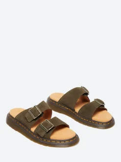 Fashion - Josef Slide Sandals in Olive Women Sandals | Sandals