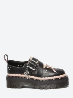 Fashion - Kemsley in Black and Powder Pink Women Shoes | Loafers