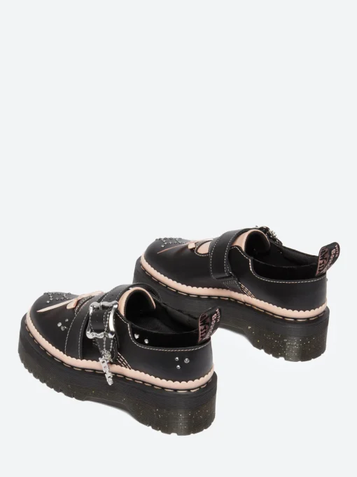 Fashion - Kemsley in Black and Powder Pink Women Shoes | Loafers