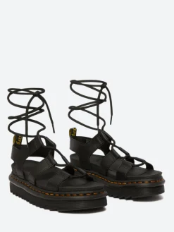 Discount - Nartilla Gladiator Sandals in Black Hydro Women Overalls & Jumpsuits | Sandals
