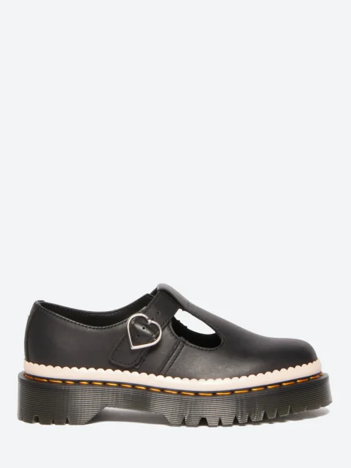 Online - Polly Bex Mary Jane Shoes in Black Nappa Luxe Women Shoes