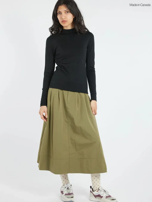 Hot - The 195 Merino Fitted Mockneck in Women Tops & Blouses | T-Shirts