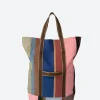 New Epice - Beach Bag B in Blue and Brown Women Bags | Belts