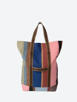 New Epice - Beach Bag B in Blue and Brown Women Bags | Belts