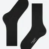 New - Lhasa Rib Casual Crew Sock in Black Socks
