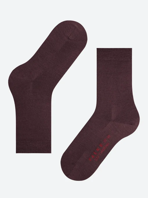Outlet - Soft Merino Sock in Barolo (Brown) Women Socks & Hosiery | Belts