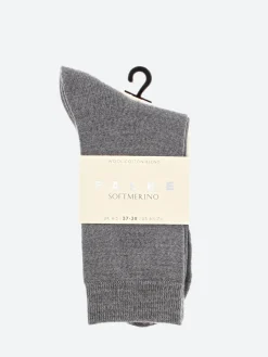 Clearance - Soft Merino Socks in Light Grey Women Socks & Hosiery | Belts