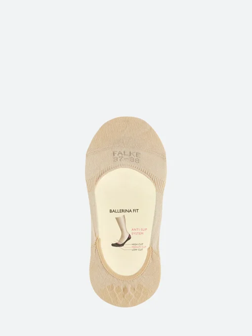 Discount - Step Medium Cut No Show Socks in Cream Women Socks & Hosiery | Belts