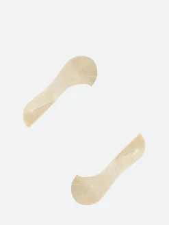 Discount - Step Medium Cut No Show Socks in Cream Women Socks & Hosiery | Belts