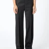 Fashion - Cara Cool Wool Trousers in Black Women Pants