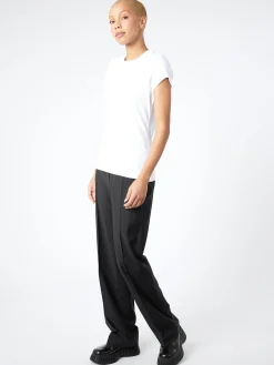 Fashion - Cara Cool Wool Trousers in Black Women Pants