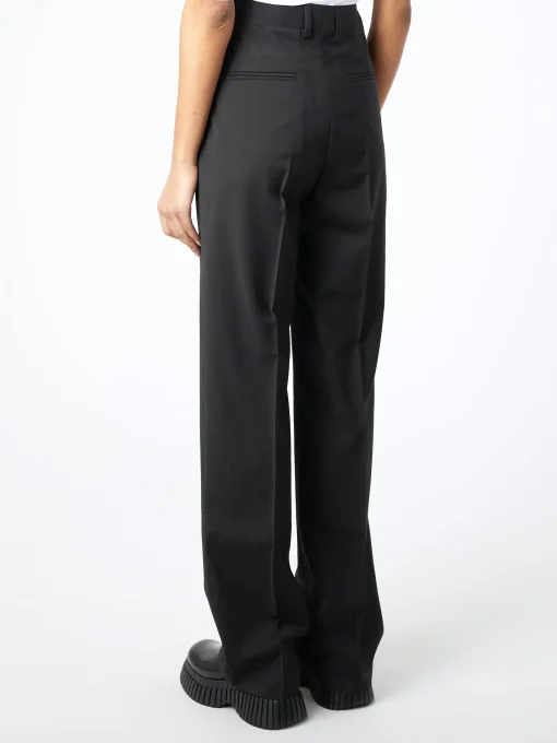 Fashion - Cara Cool Wool Trousers in Black Women Pants