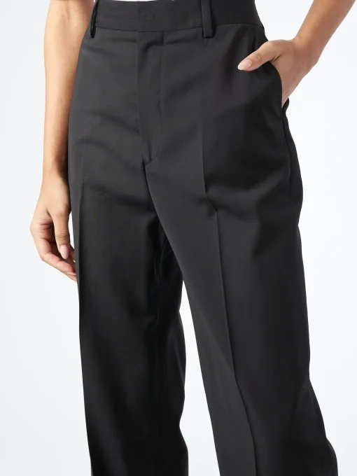 Fashion - Cara Cool Wool Trousers in Black Women Pants