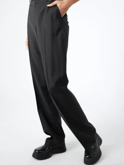 Fashion - Cara Cool Wool Trousers in Black Women Pants