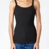 Best - Fine Rib Singlet in Black Women Tops & Blouses | Overalls & Jumpsuits