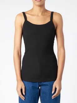 Best - Fine Rib Singlet in Black Women Tops & Blouses | Overalls & Jumpsuits