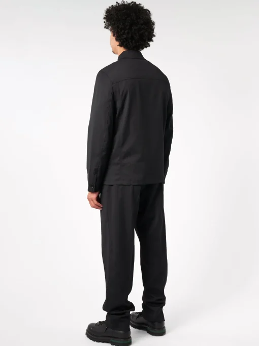 Hot - Louis Gabardine Jacket in Black Outerwear
