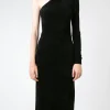 Clearance - One Shoulder Dress in Black Women Dresses