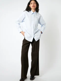 Discount - Sammy Shirt in Soft Blue Women Tops & Blouses | Overalls & Jumpsuits