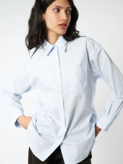 Discount - Sammy Shirt in Soft Blue Women Tops & Blouses | Overalls & Jumpsuits