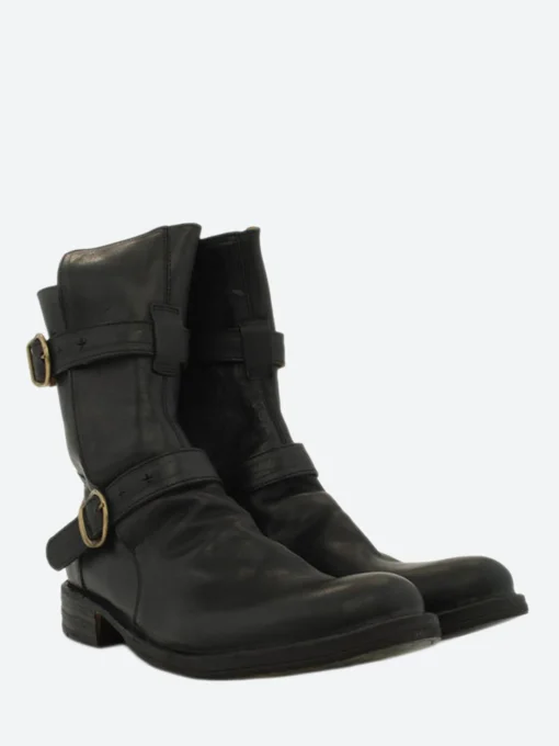 Best - 713 Eternity Buckled Boot in Nero Cusna Boots