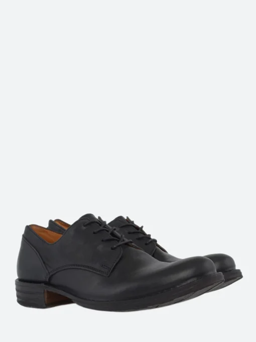 Clearance - 706 Eternity in Nero Cusna Shoes | Lace-Up Shoes