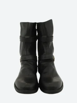 Best - 713 Eternity Buckled Boot in Nero Cusna Boots