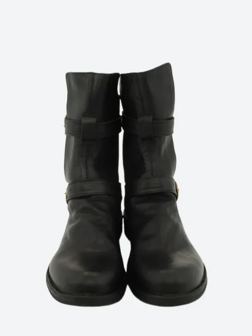 Best - 713 Eternity Buckled Boot in Nero Cusna Boots