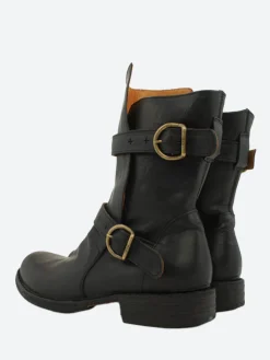 Best - 713 Eternity Buckled Boot in Nero Cusna Boots