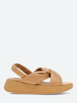 Clearance - F-Mode in Tan Women Sandals
