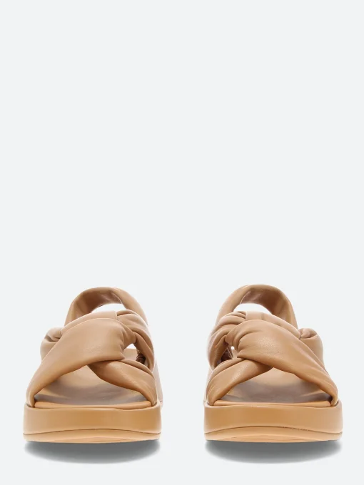Clearance - F-Mode in Tan Women Sandals