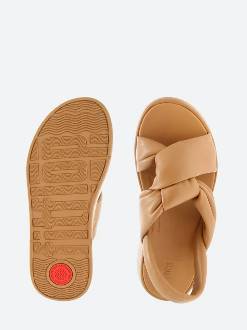 Clearance - F-Mode in Tan Women Sandals