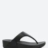 Online - Lulu Leather Toe-Post Sandals in Women Overalls & Jumpsuits | Slides