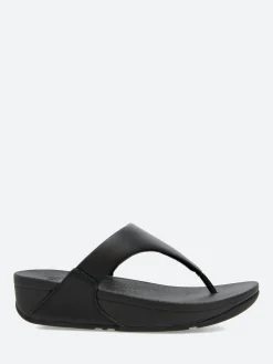 Online - Lulu Leather Toe-Post Sandals in Women Overalls & Jumpsuits | Slides