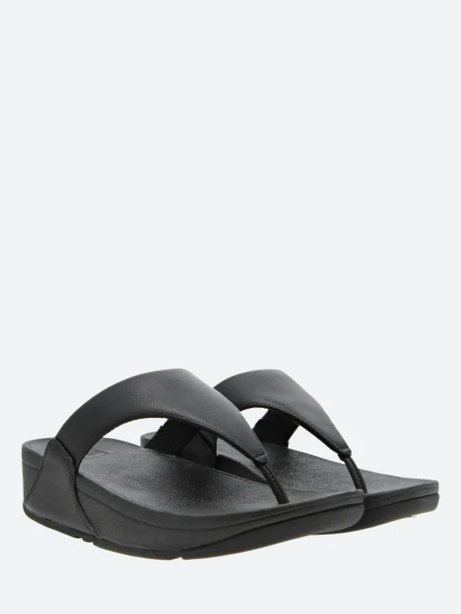 Online - Lulu Leather Toe-Post Sandals in Women Overalls & Jumpsuits | Slides