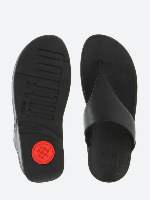 Online - Lulu Leather Toe-Post Sandals in Women Overalls & Jumpsuits | Slides