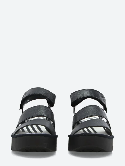 Sale - Blu Bexy Wedge Sandal in Black Women Sandals | Heels