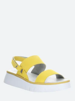 New - Cura Sandal in Yellow Women Overalls & Jumpsuits | Sandals