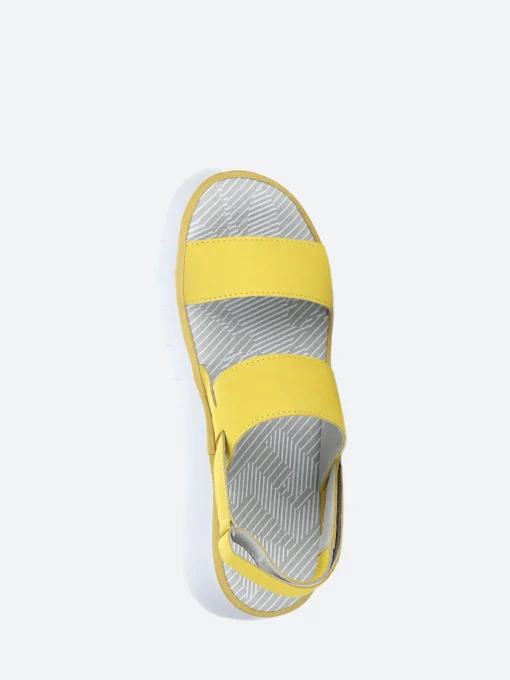 New - Cura Sandal in Yellow Women Overalls & Jumpsuits | Sandals