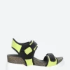 Hot - Sigo in Pistachio/Black Women Sandals