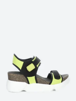 Hot - Sigo in Pistachio/Black Women Sandals
