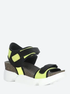 Hot - Sigo in Pistachio/Black Women Sandals