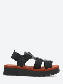 Sale - Suki Samb Sandal in Black and Brick Women Sandals