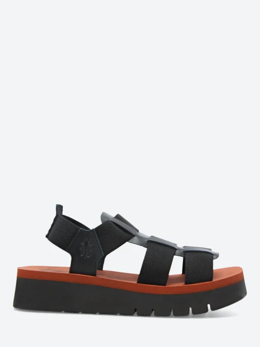 Sale - Suki Samb Sandal in Black and Brick Women Sandals