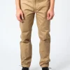 Outlet - Herringbone Trouser in Khaki Pants