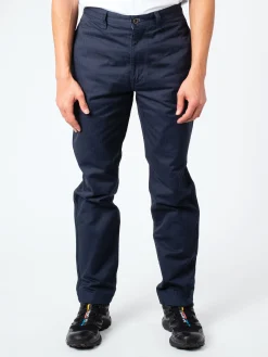 Outlet - Herringbone Trouser in Navy Pants