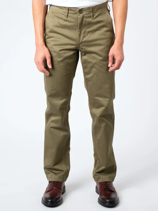 Sale - Narrow US Trousers in Olive Pants
