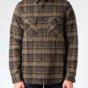 Sale - Nel Check Work Shirt in Brown Button-Ups
