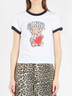 New - Bear T-Shirt in Bright White Women Tops & Blouses | T-Shirts