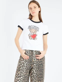 New - Bear T-Shirt in Bright White Women Tops & Blouses | T-Shirts